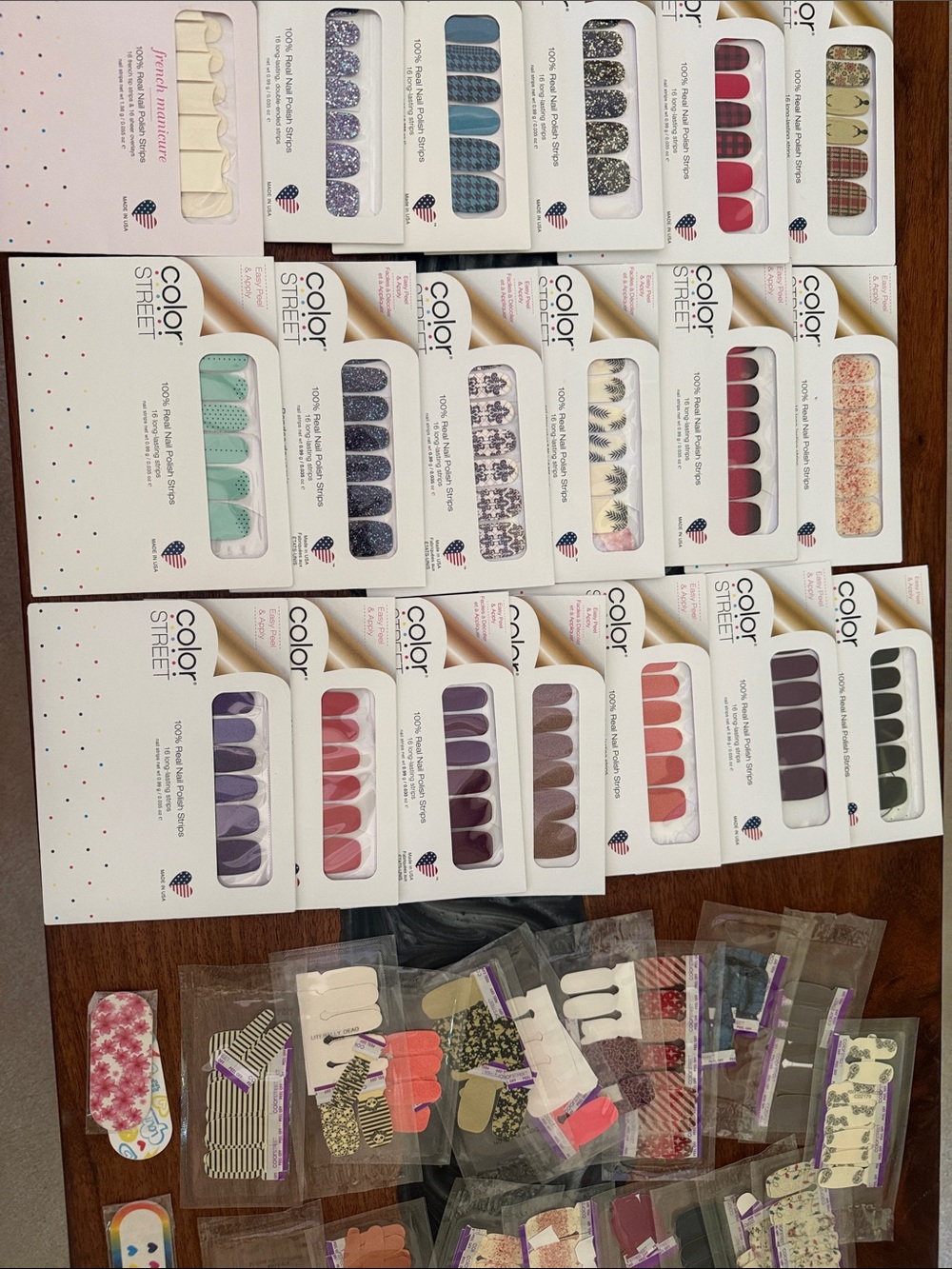 Color street lot, 25 kits. New.